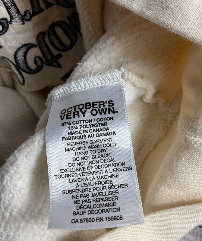 OVO October's Very Own Heritage Hoodie Cream M