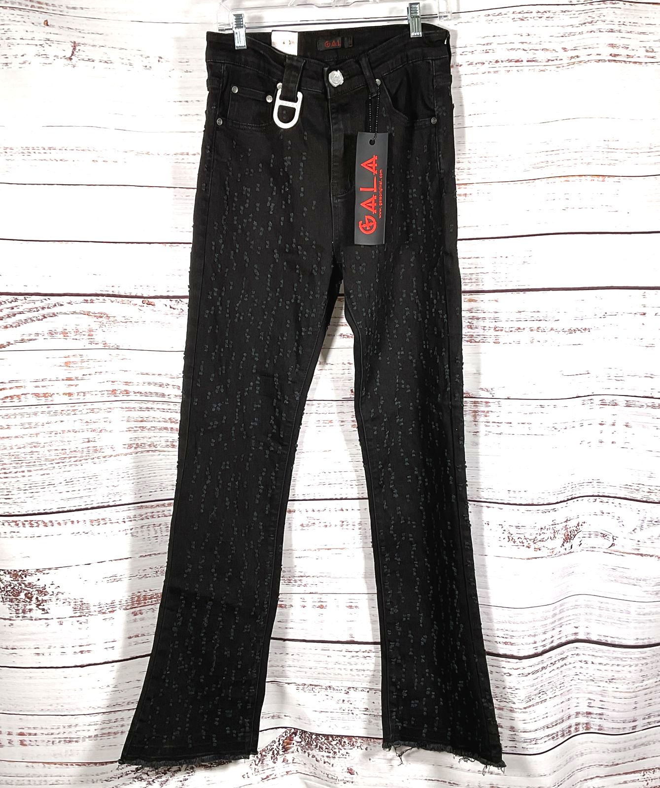 Gala Men's Distressed Jeans Black 32