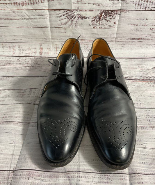Gravati Arthur Beren Men's 17683 Black Leather Derby Shoes Size 12 N