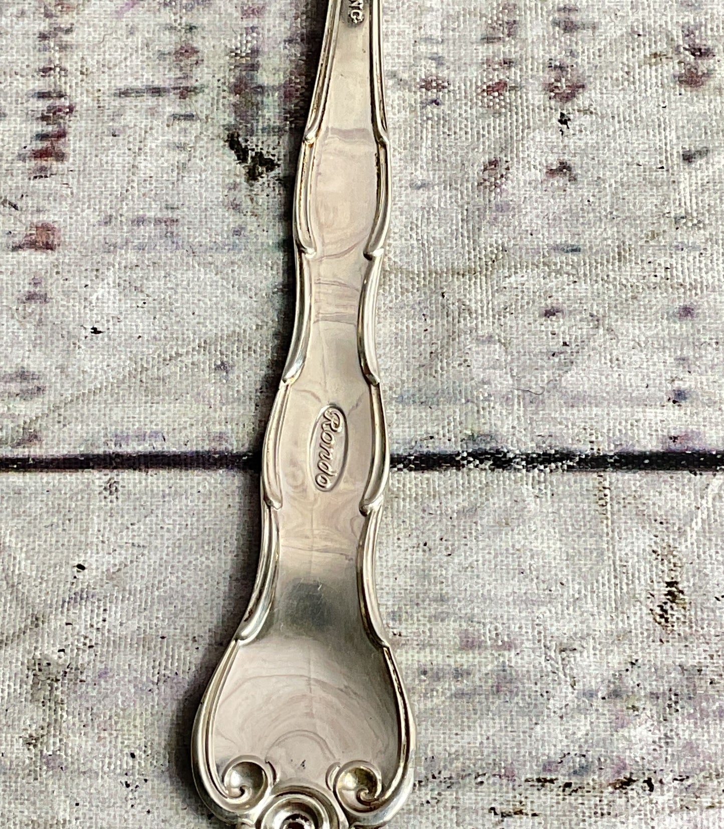 Gorham Vintage Set of 12 Rondo Soup Spoons Sterling Silver