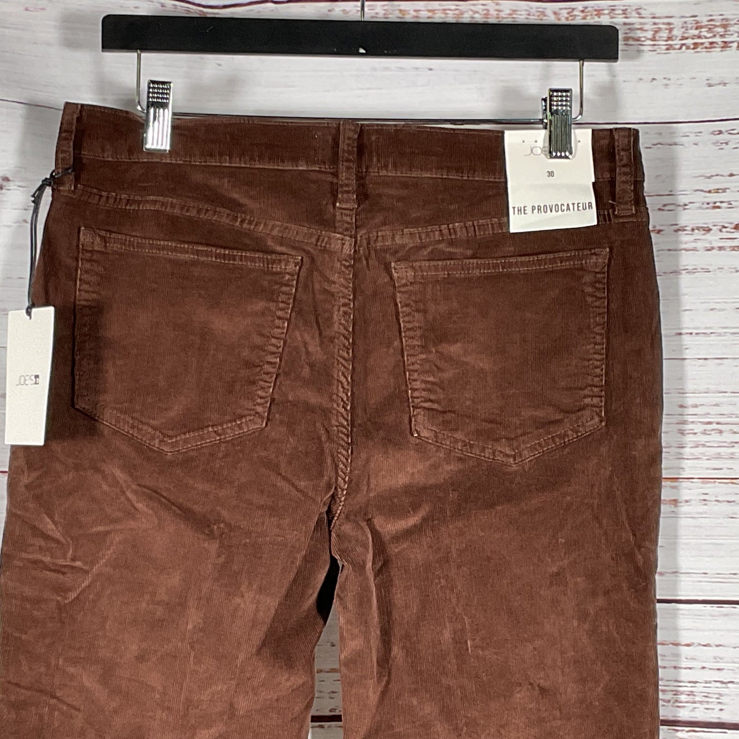 NWT JOE'S BROWN The Provocateur Women's Corduroy Jeans- SZ 30