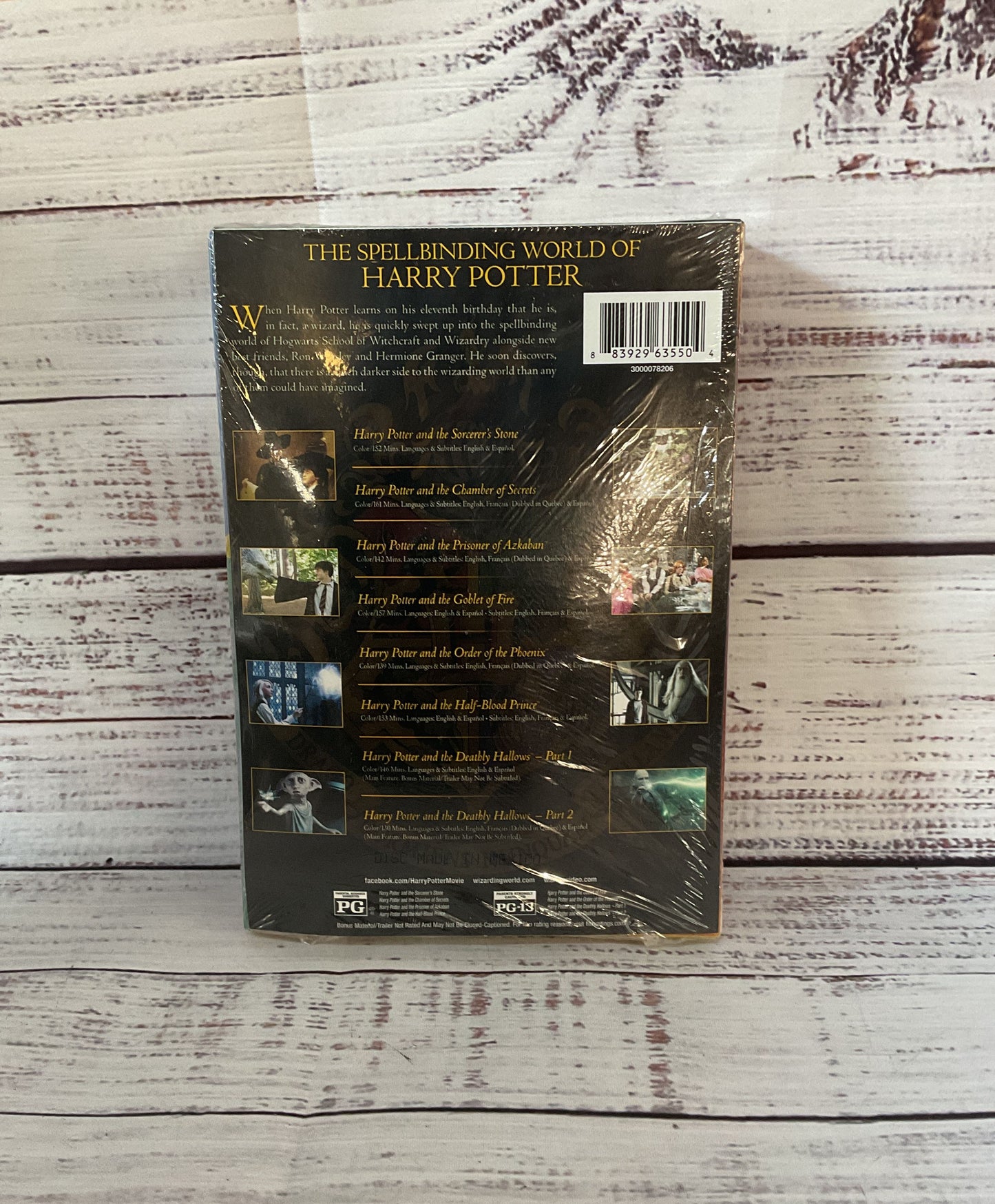 4 SEALED Sets of Harry Potter: 8-Film Collection