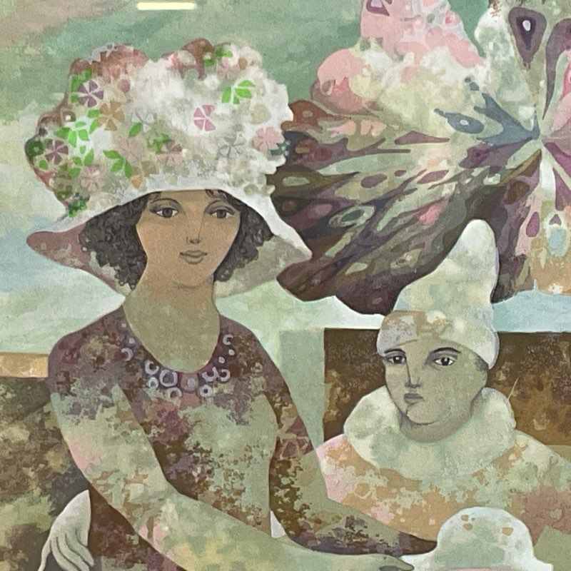 MARIO DORETTI Limited Edition 17/200 Family Portrait Serigraph