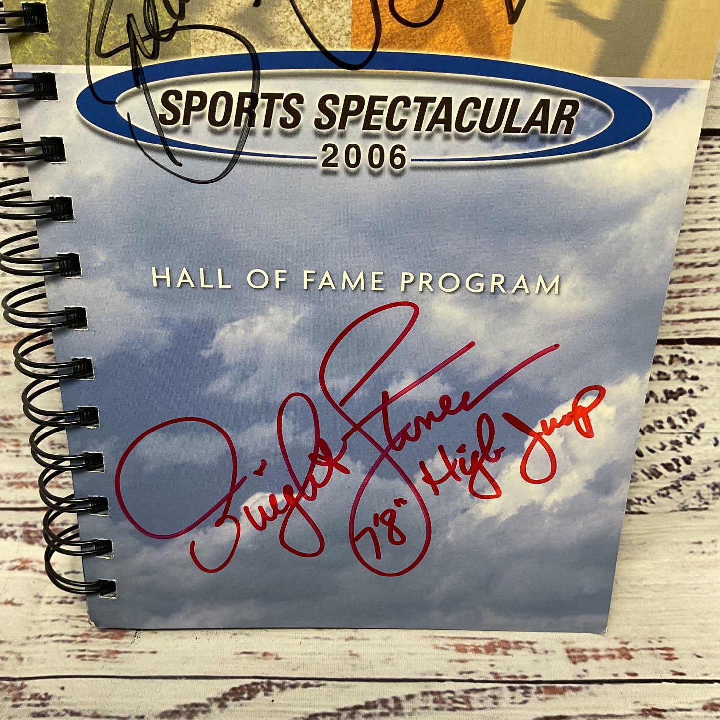 Dwight Stones High Jump Brian Goodell Swimmer Signed Sports Spectacular Book