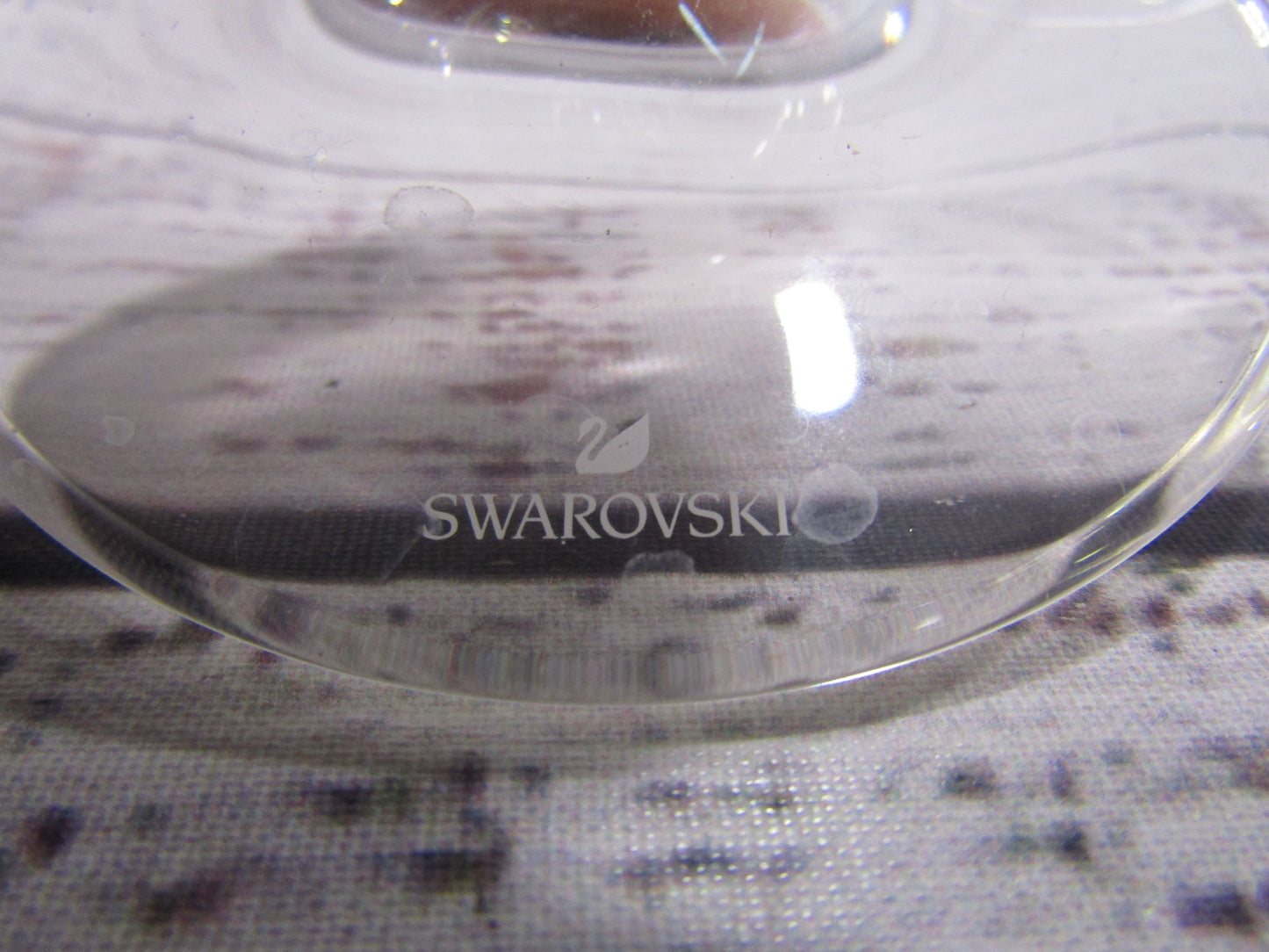 Swarovski Crystal Wine Glasses With Faith & Grace Hebrew Inscription 5468811