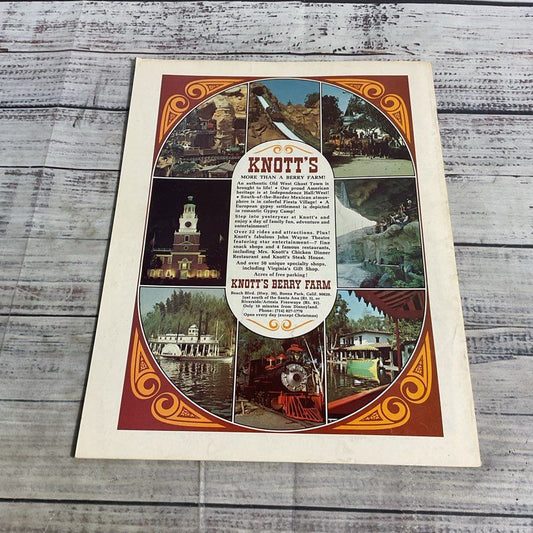 Vintage Disneyland Vacationland Magazine Summer 1973 Disneyana Collectibe