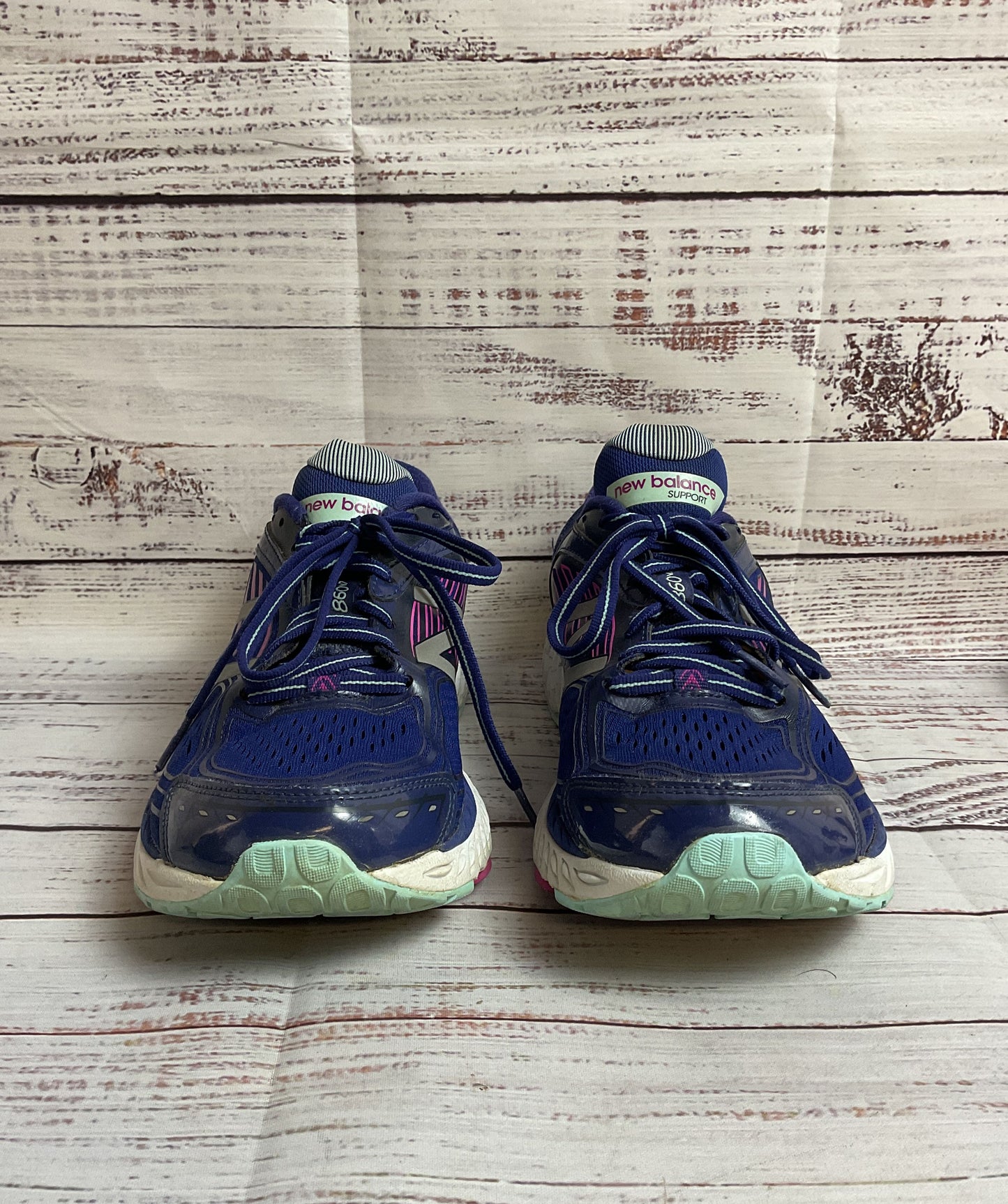 New Balance TruFuse 860 v7 Blue Athletic Running/Walking Shoe Women's Size 8