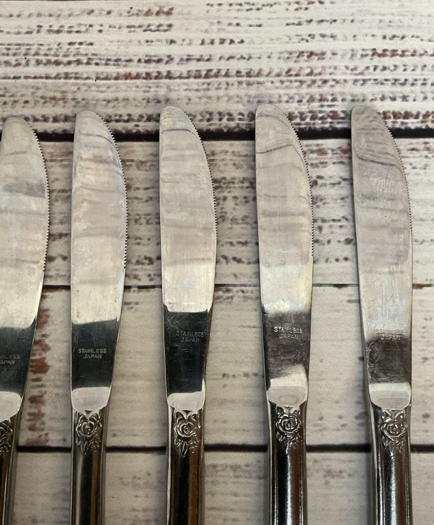 Normandy Japan Stainless Steel Lot of 5 Knives
