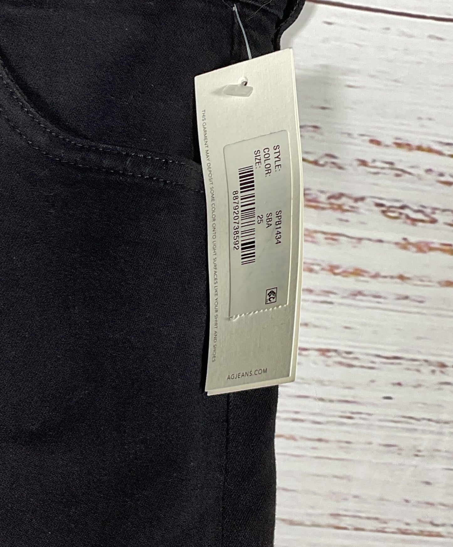 AG Jeans Prima Cigarette Leg Skinny Jeans Black 25
