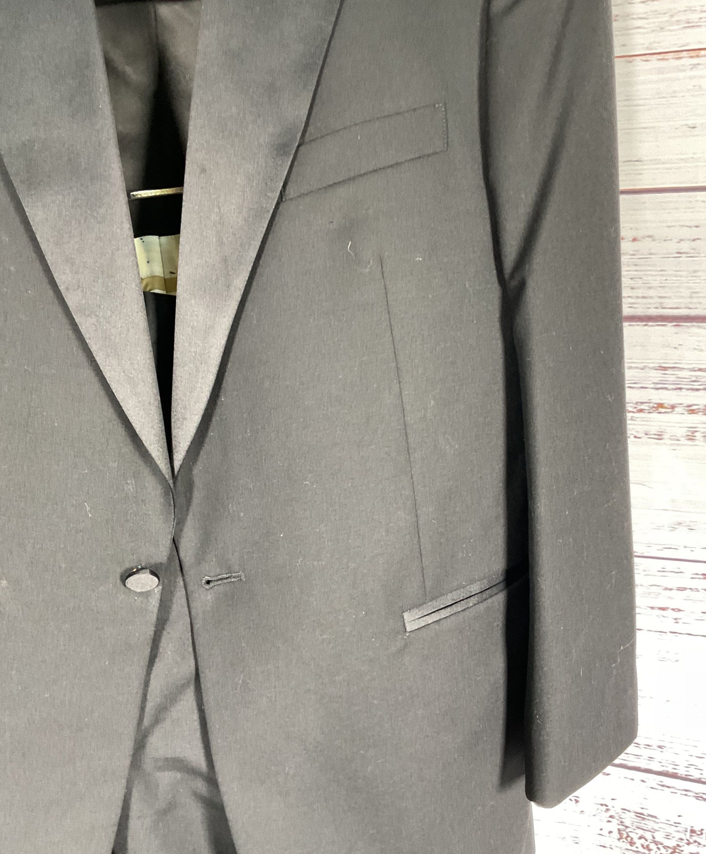 Jean-Yves Paris Tuxedo Blazer And Pants Black 42R 36R