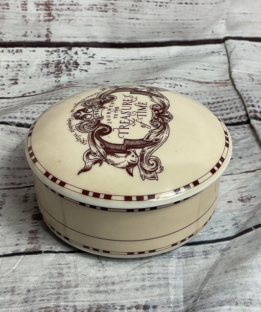 Tiffany & Co. Crystal Cruises Symphony 1999 Vintage Trinket Box Beige