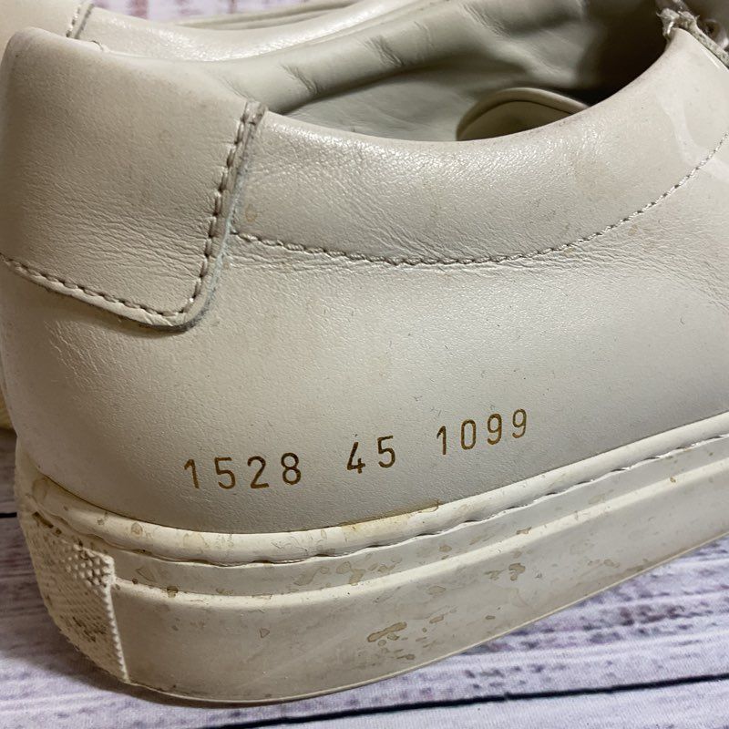 COMMON PROJECTS Italy Men's Off White Sneakers- SZ 45