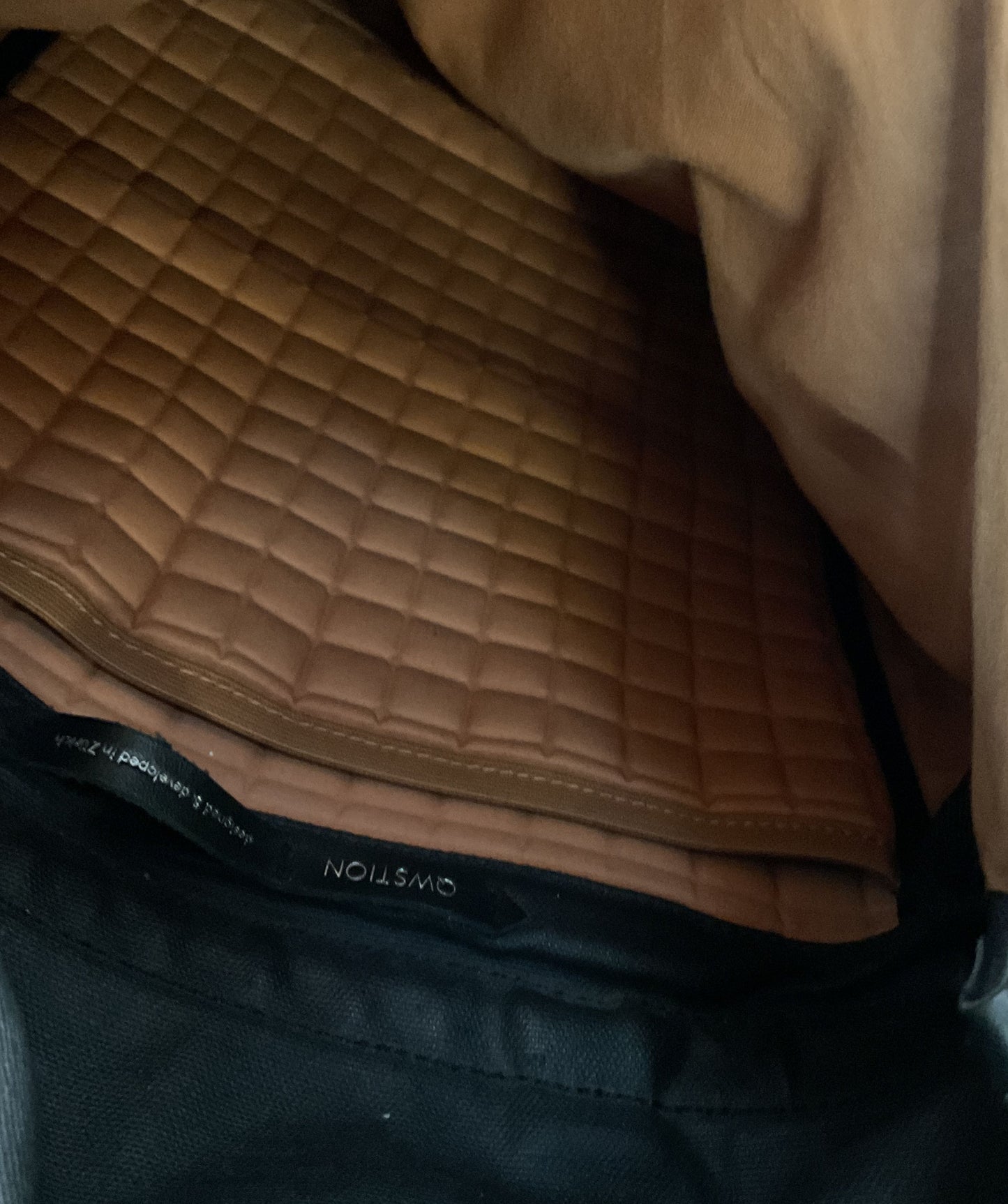 Qwestion Cotton Tote Organic Jet Black