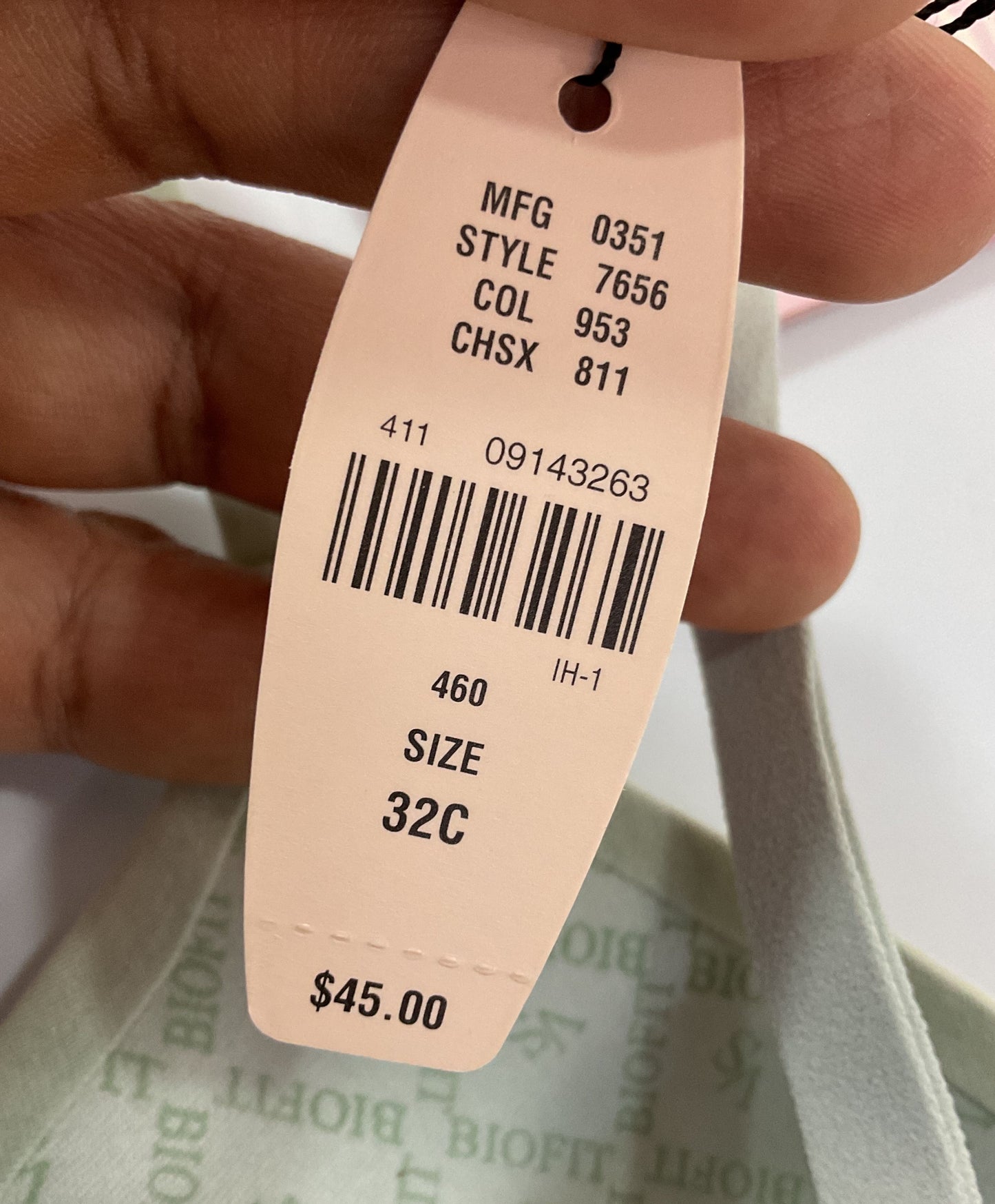 Victoria's Secret Demi Uplift Women's Green Nylon Blend Bra Size 32C