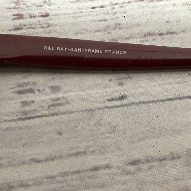VTG. B&L RAY BAN WO355 Women's Burgundy Sunglasses- SZ 135
