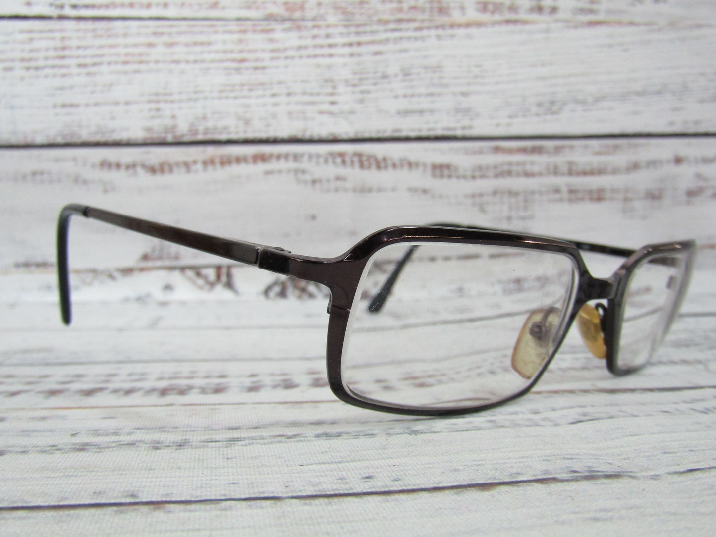 Dolce & Gabbana DG 369 Rectangular Brown Eyeglasses Frame Made in Italy