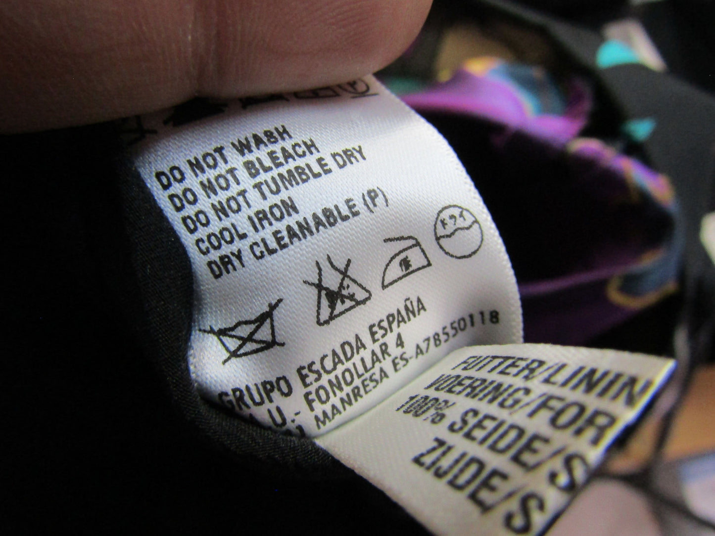 Escada Women's Multi-Color Floral Silk Blend Pencil Skirt Size 42