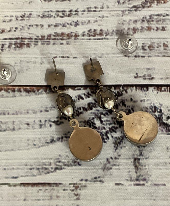 Linda Shull Designs Sterling Silver Drop Earrings