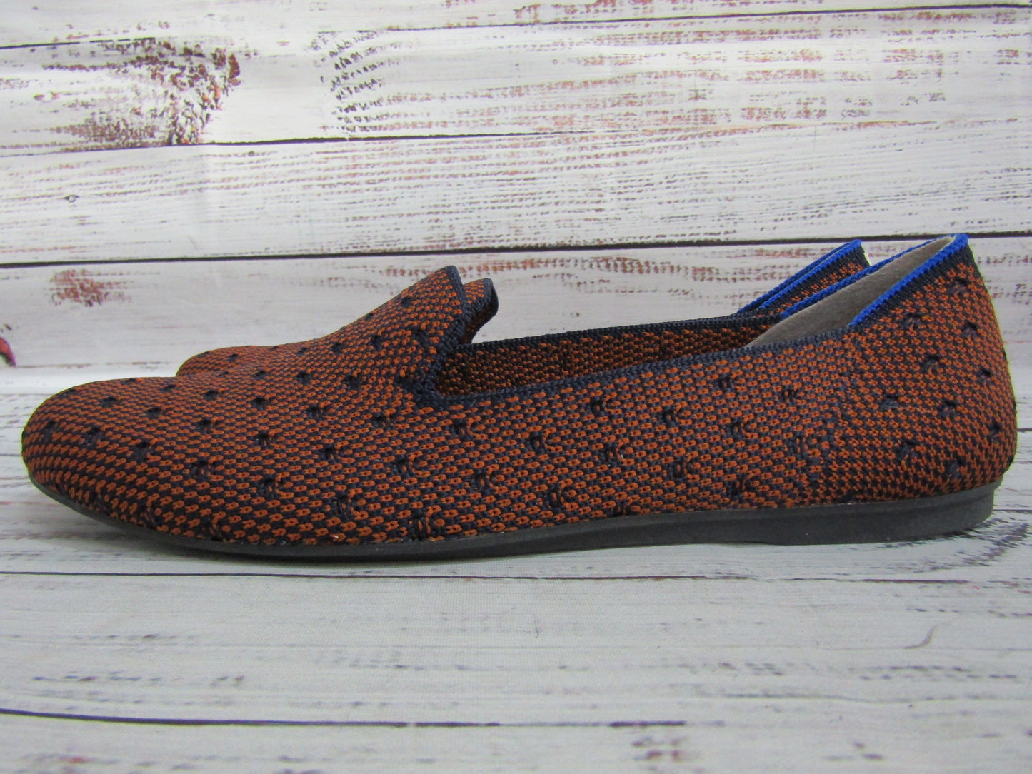 Rothy's The Loafer Women's Brown Sienna Dot Flats Size 6.5