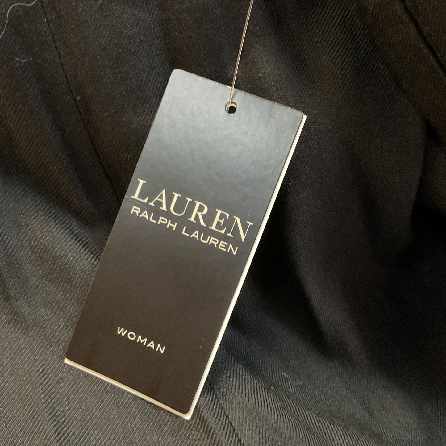 NWT LAUREN by RALPH LAUREN Black Label Women's Black Side Zip Pants- SZ 22W