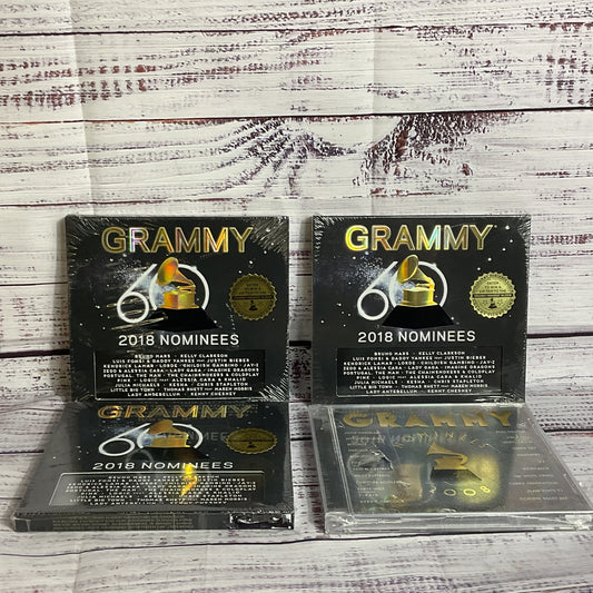 NEW SEALED 2008 & 2018 Grammy Nominees CD's
