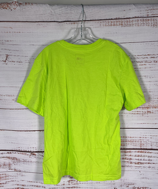 NWT North Face Neon Green Graphic Tee Boy's - Size Small 7/8