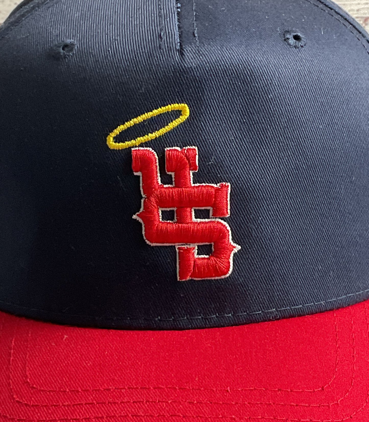 Stevenson Ranch x LA Prayer Hat Blue Red OS