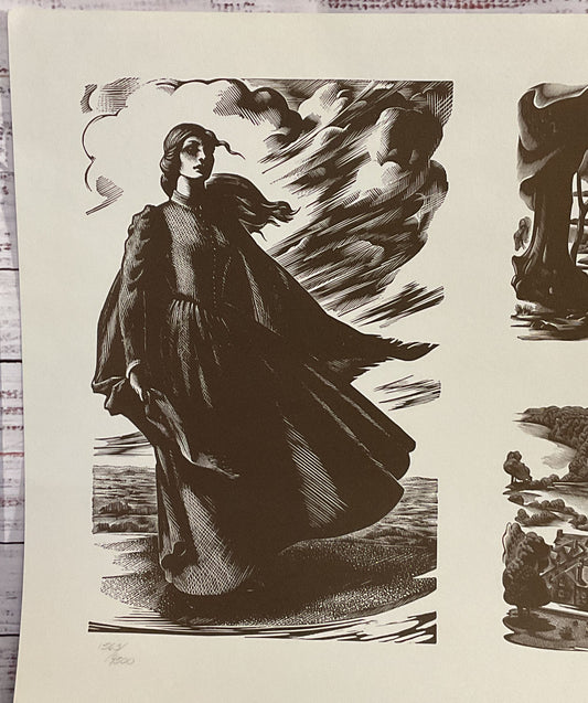 The Heritage Club Victorian Spirit Print by Agnes Miller Parker 1563/9500 Print