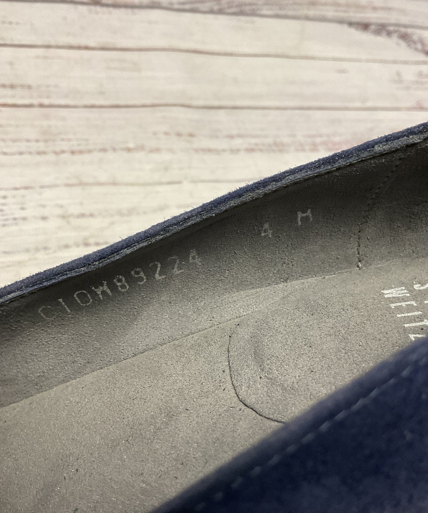 Stuart Weitzman Arise Blue Suede Wedge Heel Women Size 4