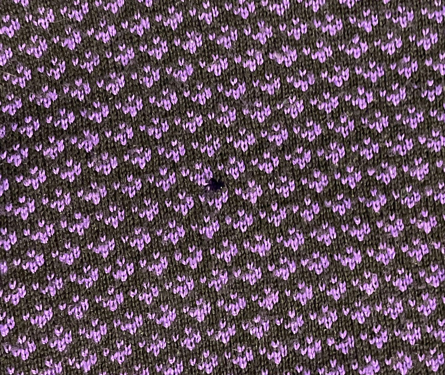 Valentino Miss V Purple and Black Wool Sweater - Size 6