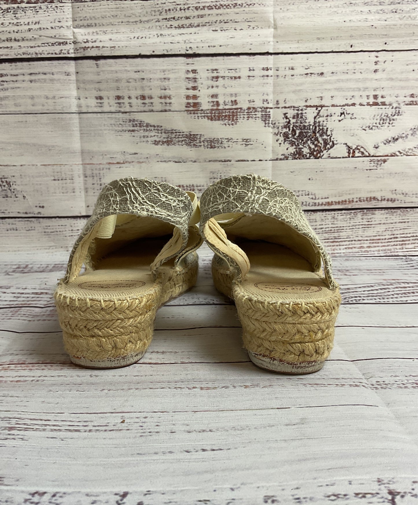 Toni Pons Espadrilles Cream Lace Slingback Casual Shoe Women 39