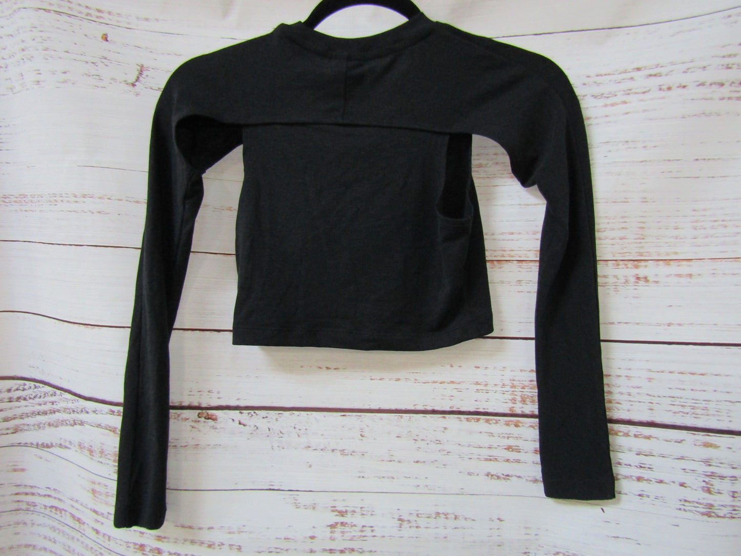 Nike Dri-Fit Girl's Black Long Sleeve Top Size M FN9032-010