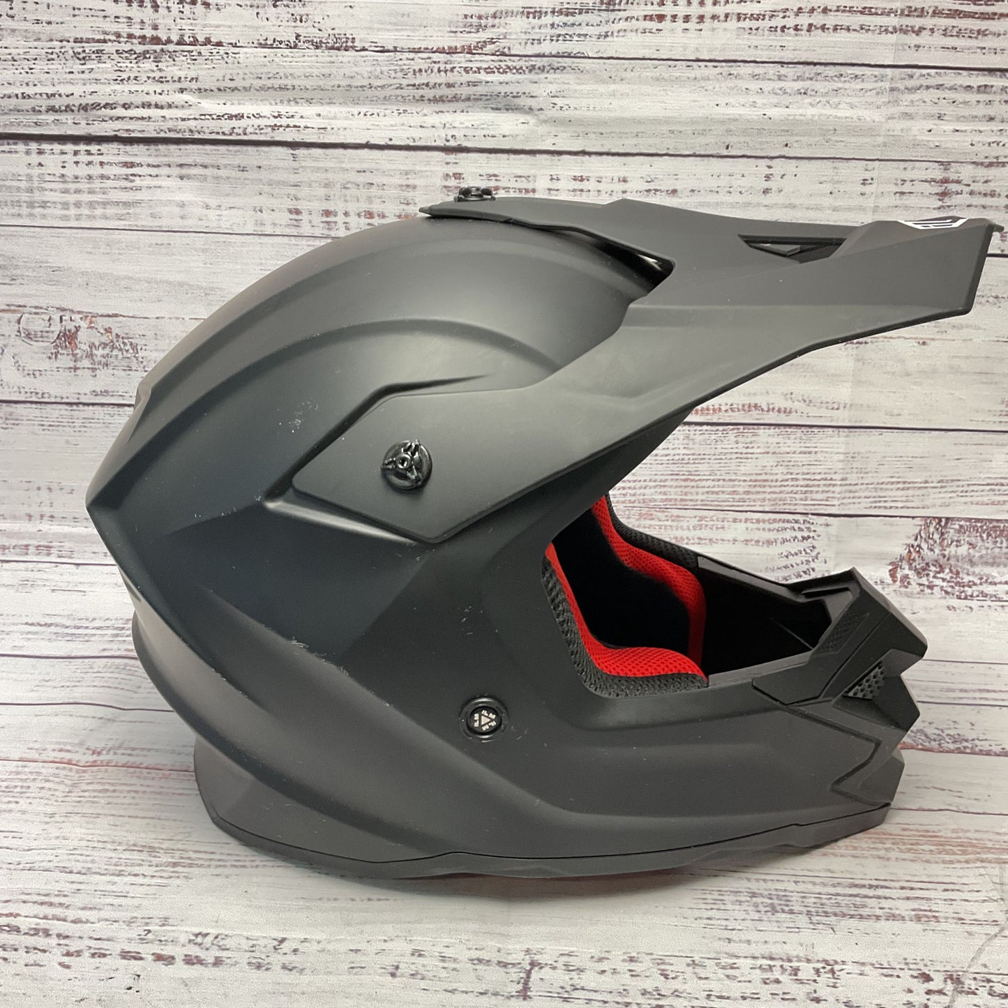 ILM Black ATV Motocross BMX Youth Kids DOT ECE Z705 Helmet Size YS