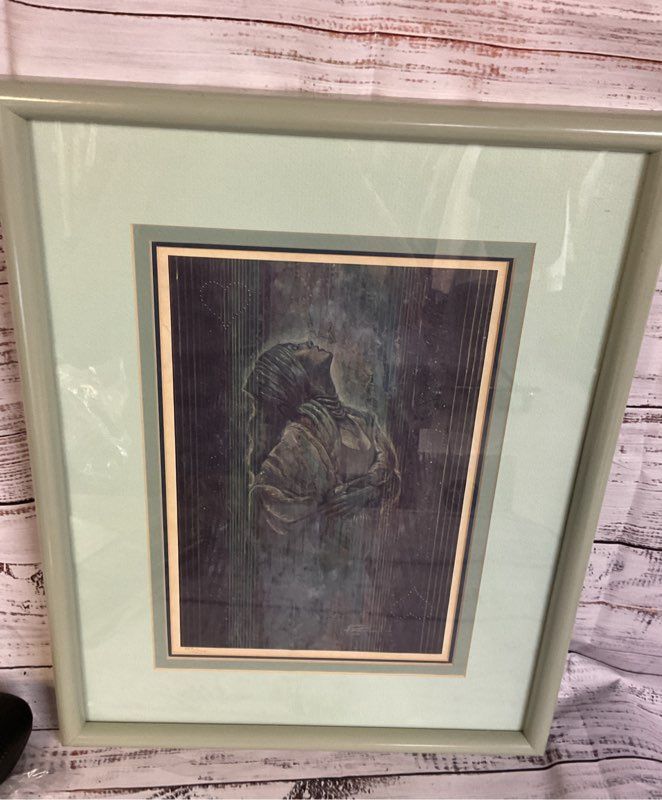 Limited Edition 160/300 Print by Unknown Artist Signed. Framed