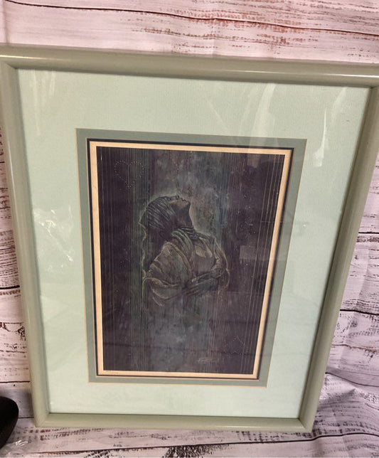Limited Edition 160/300 Print by Unknown Artist Signed. Framed