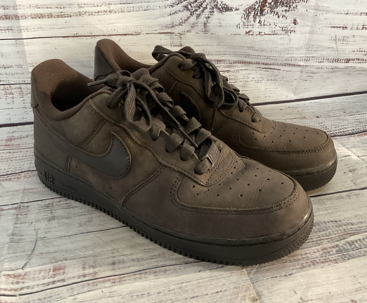 Nike Air Force 1 Premium Sneakers Velvet Brown 8
