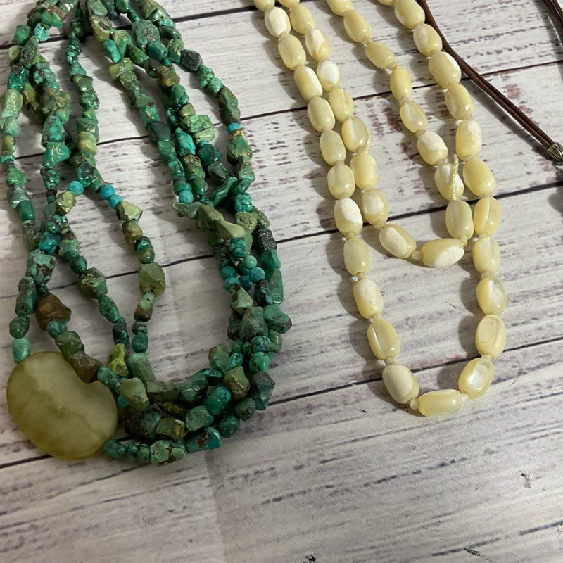 Lot of 6 Multi Gemstone Beaded Necklaces