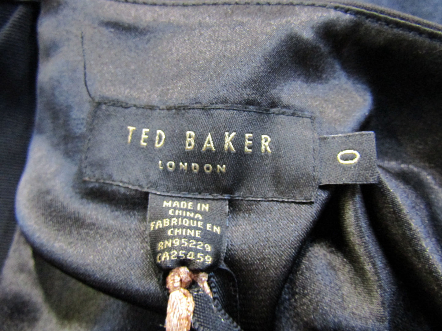 Ted Baker Samya Women's Black Embellished A-Line Skirt Size 2
