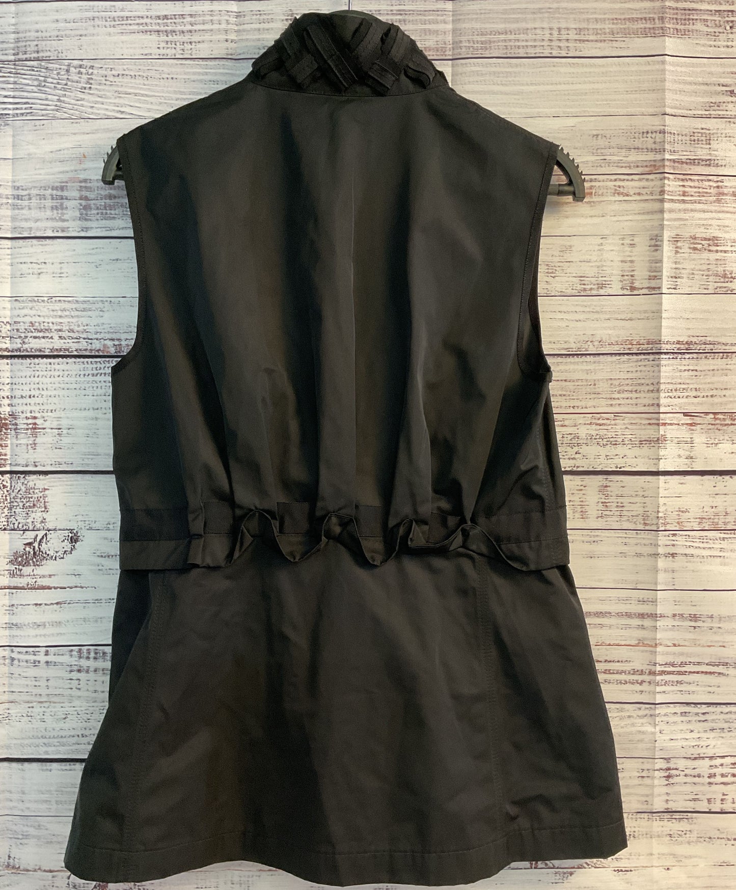 NWT Elie Tahari Black Nylon Vest Size XS/S