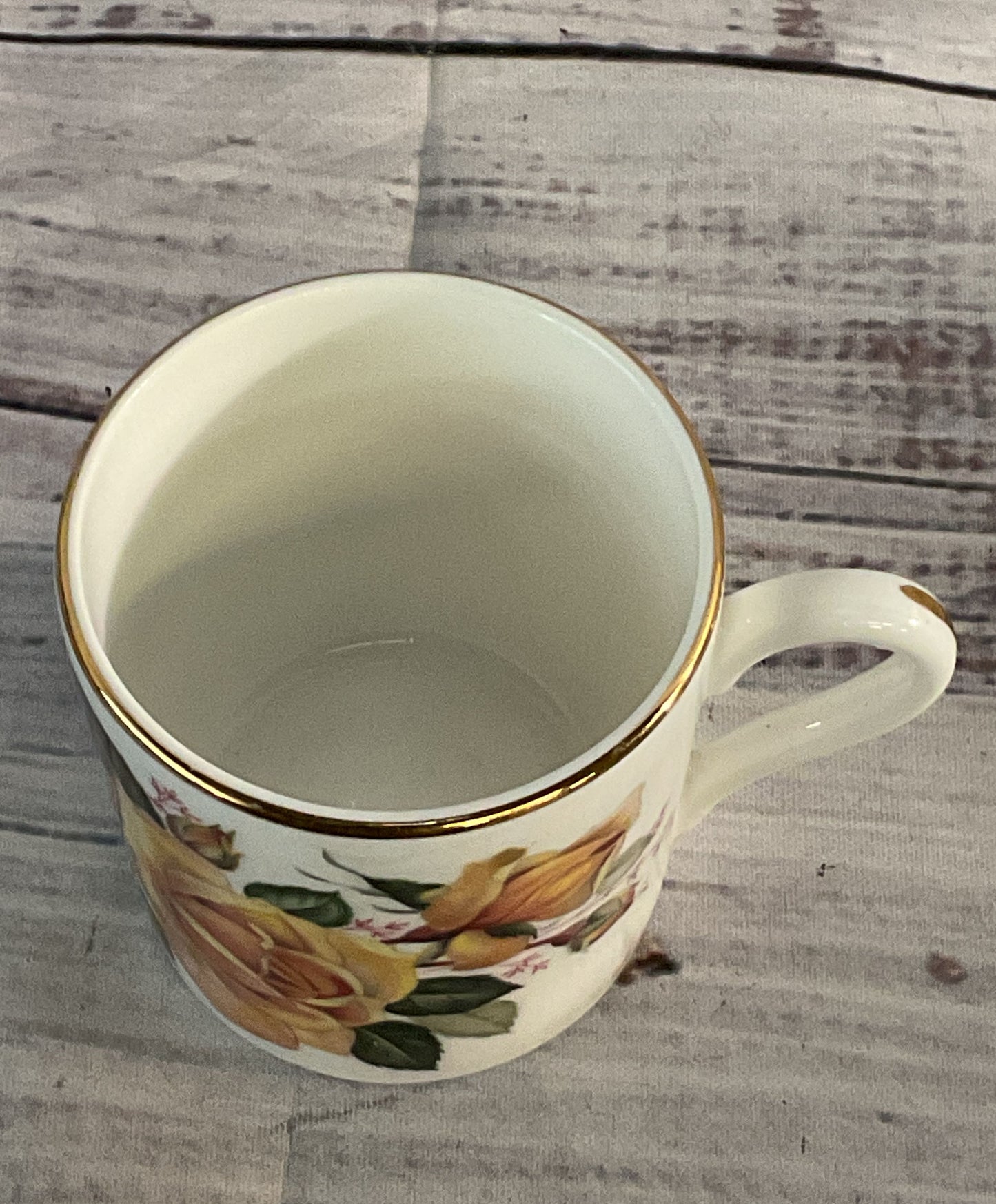 Royal Grafton Bone China Rose Demitasse Cup & Saucer Multicolor