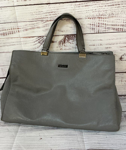 Women's Milly Gray Leather Handbag GREAT CONDITION!!
