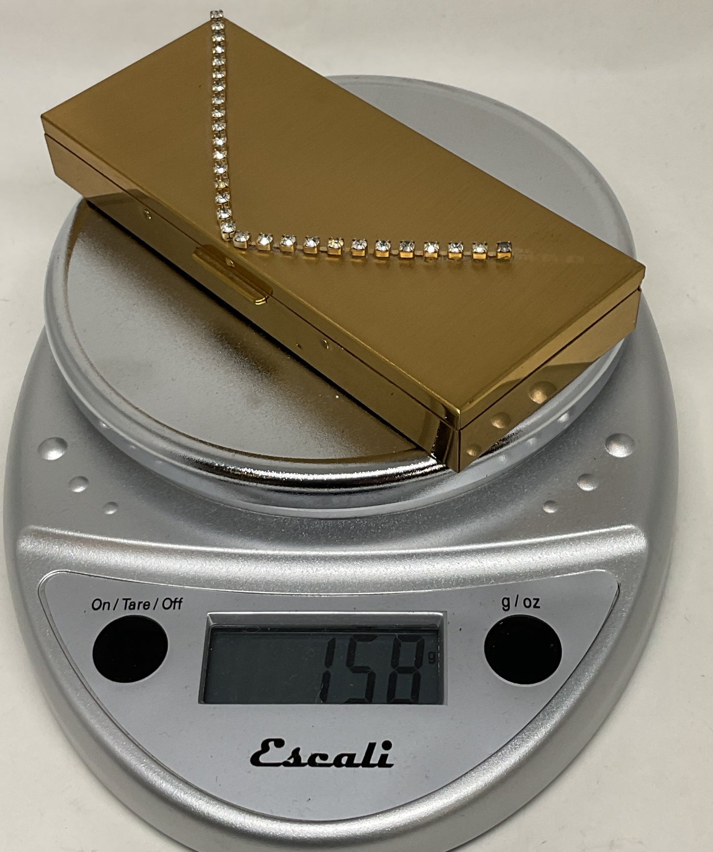 Vintage Pigeon Gold Tone Cigarette Case With Flip Up Lighter