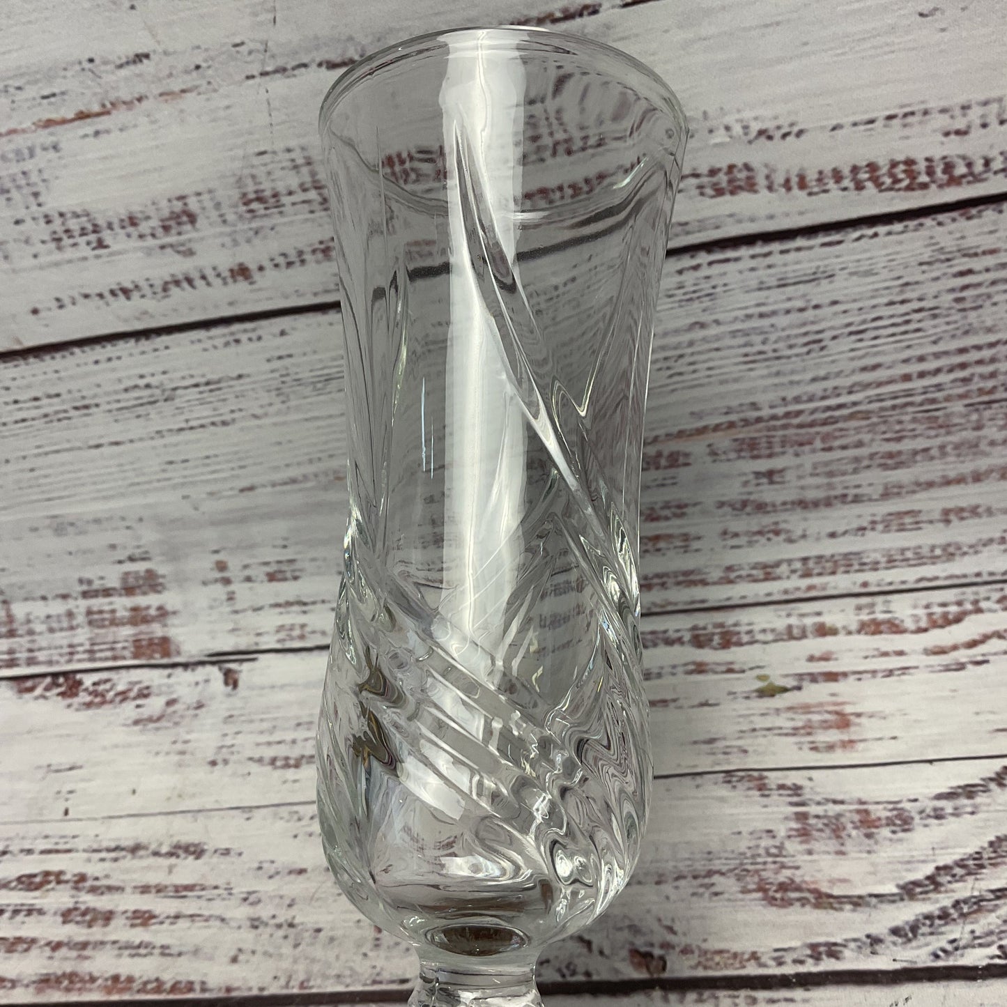 Odessa 2 Crystal Glass Champagne Flutes New Unused