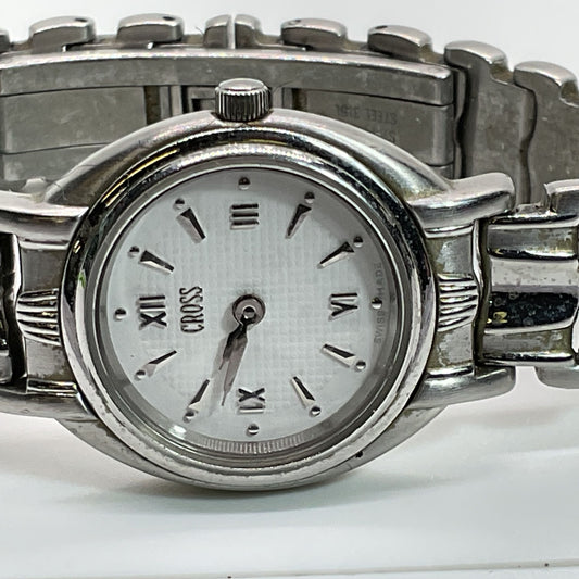 CROSS LW10A Women's Silver Tone Stainless Steel Watch- 5.75"
