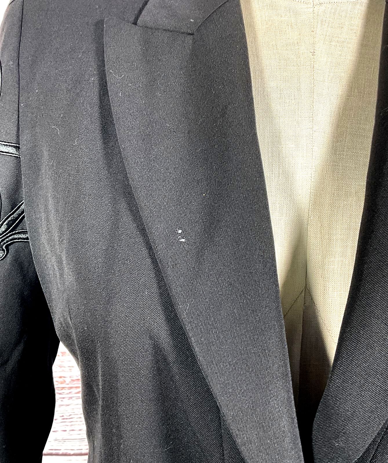 Escada Margaretha Ley Vintage Wool Blazer Black 36