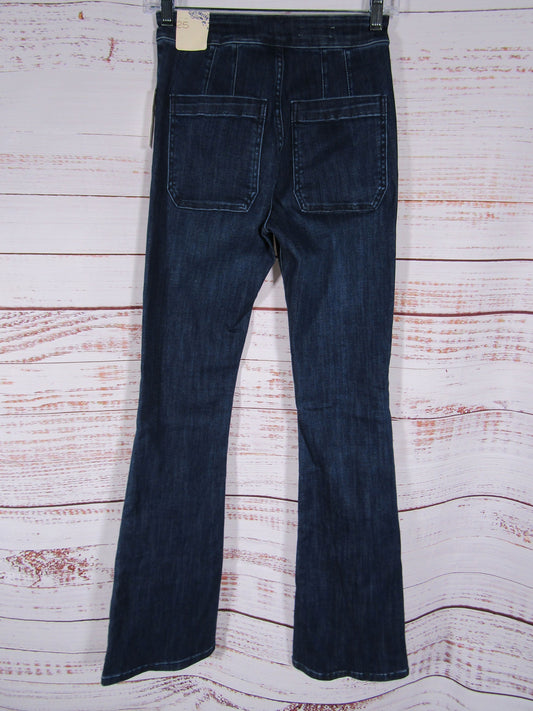 Anthropologie Pilcro Women's Blue Denim High-Rise Bootcut Jeans Size 25