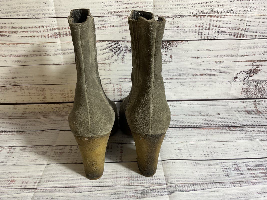 PRADA Women's Gray Suede Chelsea Boots- SZ 40