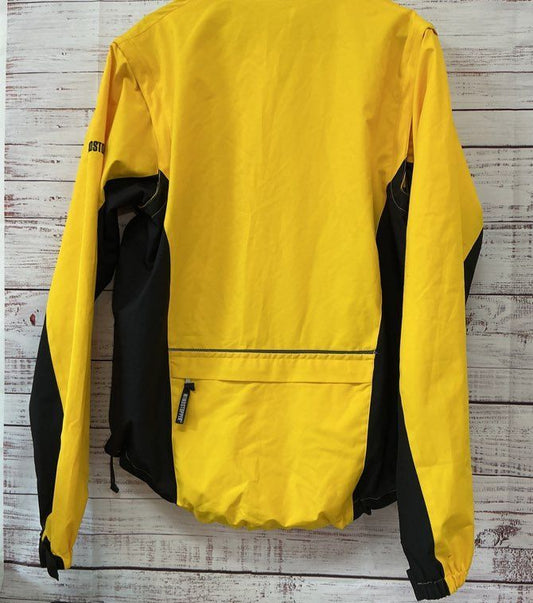 Men's Gore Bike Wear Yellow & Black Windstopper Jacket Size M