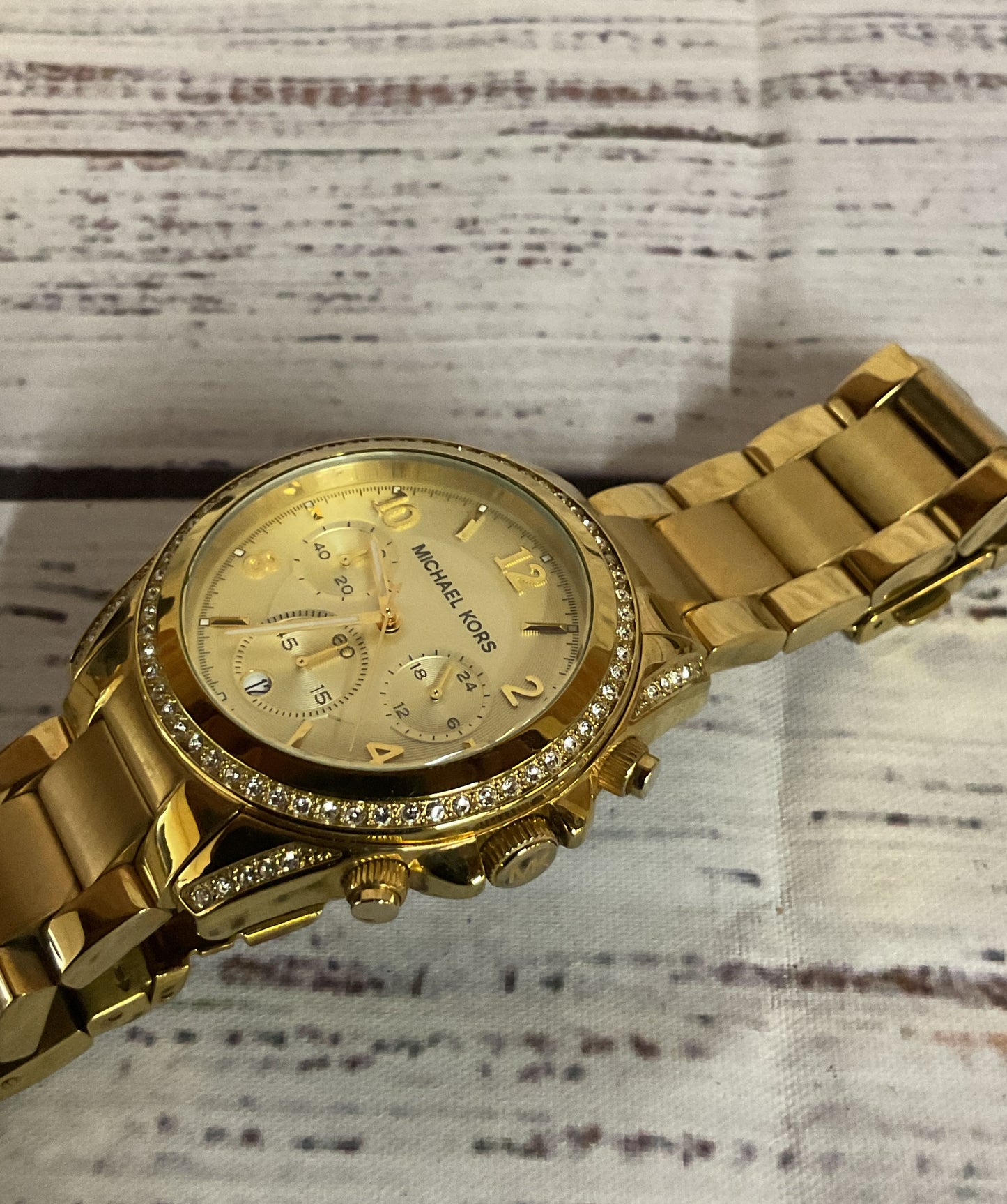 MICHAEL KORS MK-5166 Gold Tone Watch