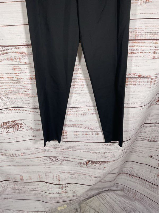 Anthony Vaccarello Women's Wool Black Dress Pants Size 34 EU Made in Italy